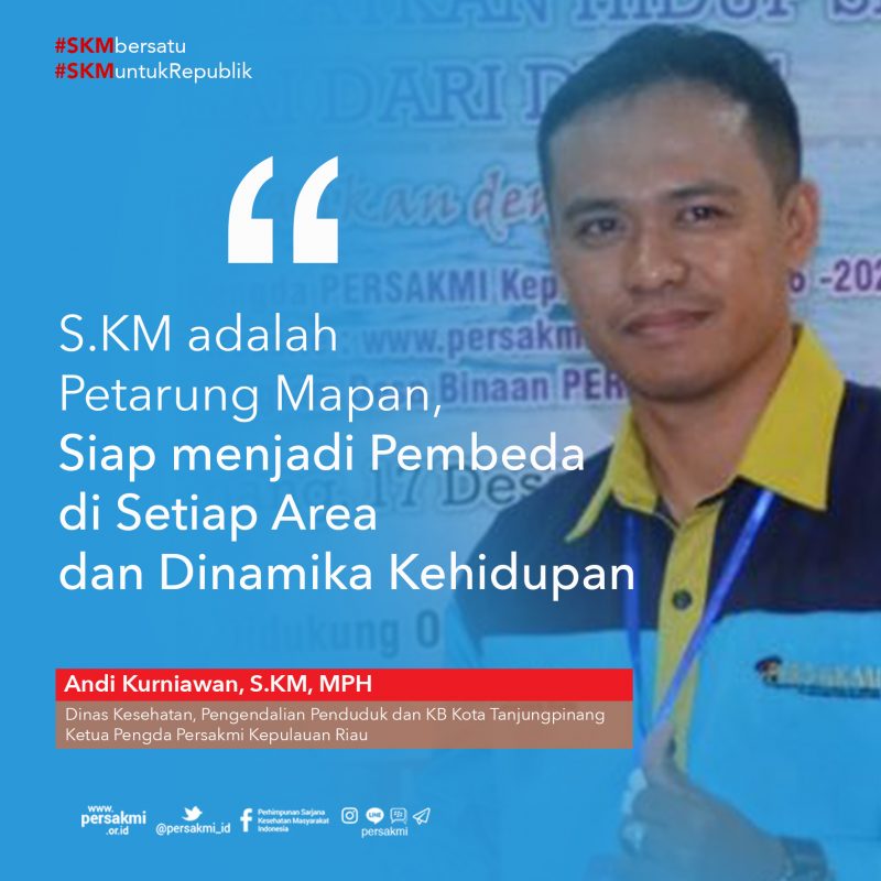 “Inovator Pengembangan Program Upaya Kesehatan Kerja di Kota Tanjungpinang” – Andi Kurniawan, S.KM, MPH
